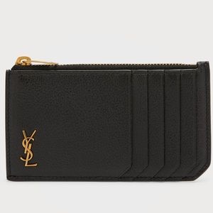 Saint Laurent zipper card case